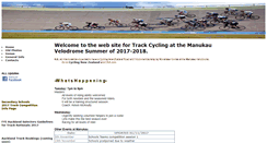 Desktop Screenshot of manukau.velodrome.co.nz